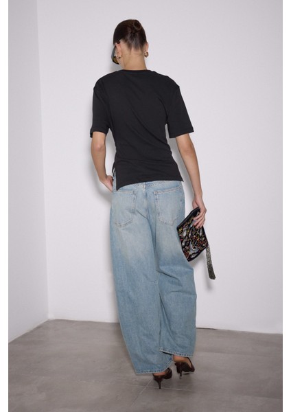 Drapeli Asimetrik Tshirt fiyatları