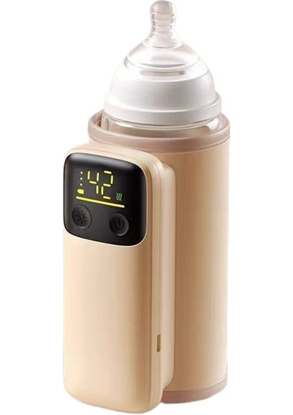 Yeni Süt Şişesi Izolasyon Kapağı Taşınabilir Ayarlanabilir Sıcaklık Bebek Süt Isıtıcısı USB Kablosuz Bebek Ayarlanabilir Süt (Yurt Dışından)
