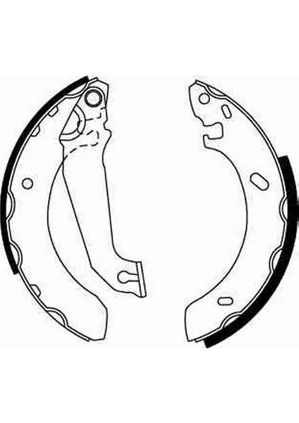 GS6254 - Fren Balatası Pabuçlu Arka - Trw