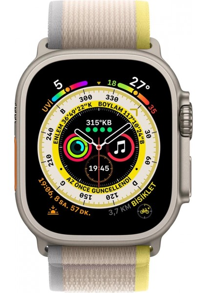 Apple Watch 42MM Trail Kordon - Sarı-Bej fiyatları