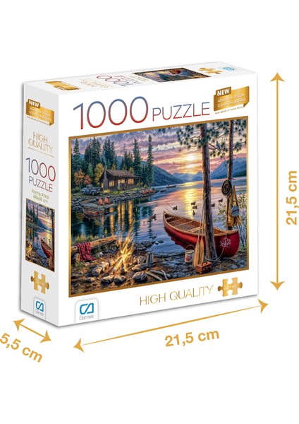 Kamp Ateşi - 1000 Parçalı Puzzle - 48 x 68 cm