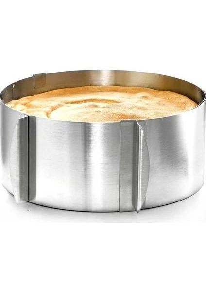 Yuvarlak Kare Ayarlı Çember 15CM Eğik Spatula 3’lü Pasta Yapım Seti,pasta Başlangıç Seti fiyatları