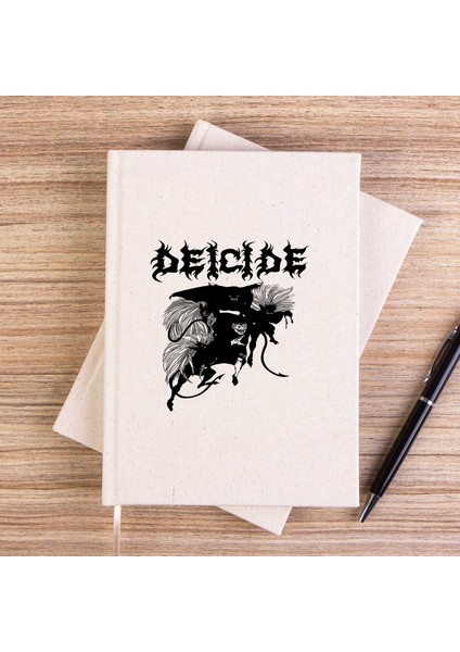 Deicide Band Metal Slayer Çizgisiz Kanvas Defter Çizgisiz