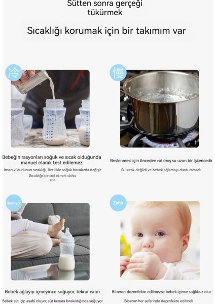 Süt Isıtıcı Sterilizatör Iki Bir Arada Süt Şişesi Sabit Sıcaklık Otomatik Süt Isıtıcı Sıcak Süt Bebek Anne Sütü Çözme ve (Yurt Dışından) modelleri