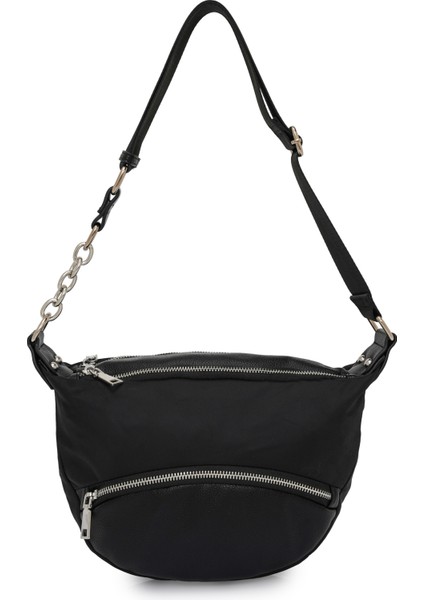 Cambirdge Polo Club Zincir Detaylı Fermuarlı Kadın Omuz Çantası MB15