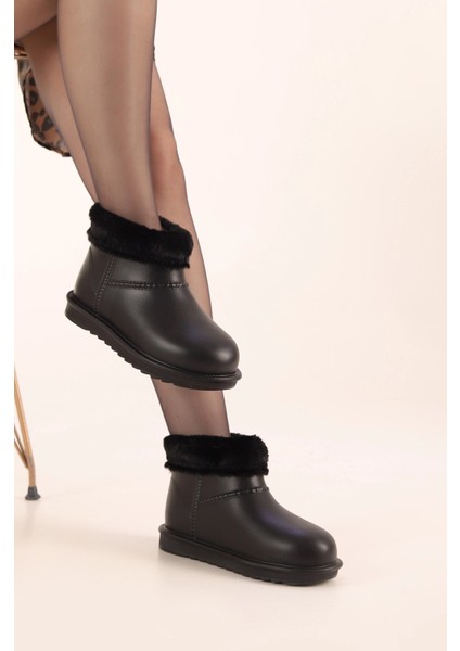 Kadın Siyah Bot Içi Tüylü Suya Dayanıklı Su Itici Bot Kadın Çizme Kar Botu Günlük Ayakkabı fiyatları