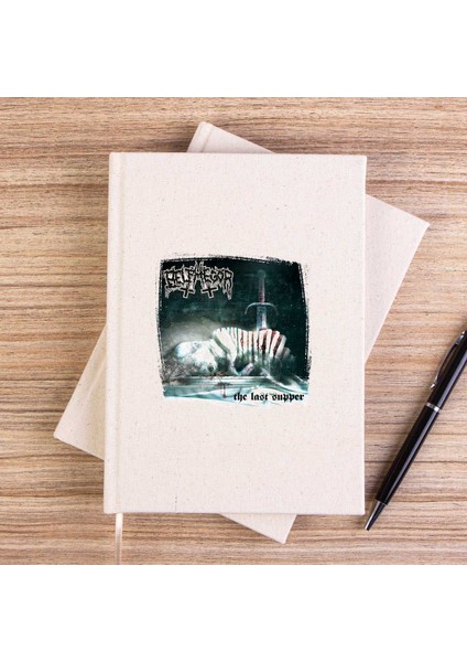 Belphegor The Last Supper Çizgisiz Kanvas Defter Çizgisiz