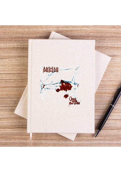 Deicide Once Upon The Cross Çizgisiz Kanvas Defter Çizgisiz