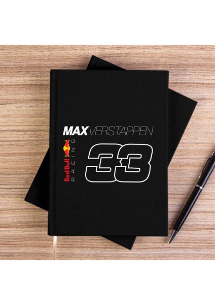 F1 33 Max V. Siyah Kanvas Defter Çizgisiz