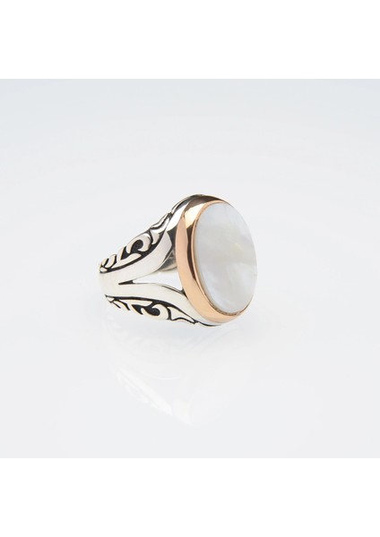 732 Sedef Gümüş Yüzük