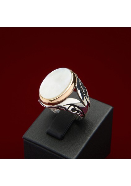 732 Sedef Gümüş Yüzük modelleri