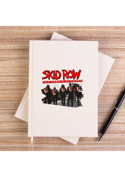Skid Row The Gang Çizgisiz Kanvas Defter Çizgisiz