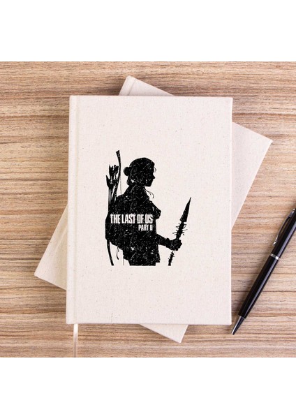 The Last Of Us 2 Ellie Face Çizgisiz Kanvas Defter Çizgisiz