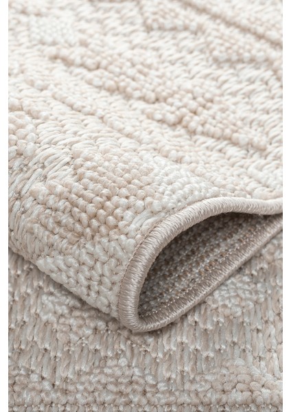 Bej Krem Bukle Dokuma Halı – Yumuşak Dokulu, Antialerjik, Kaymaz Taban – Salon, Oturma Odası ve Koridor Halısı modelleri