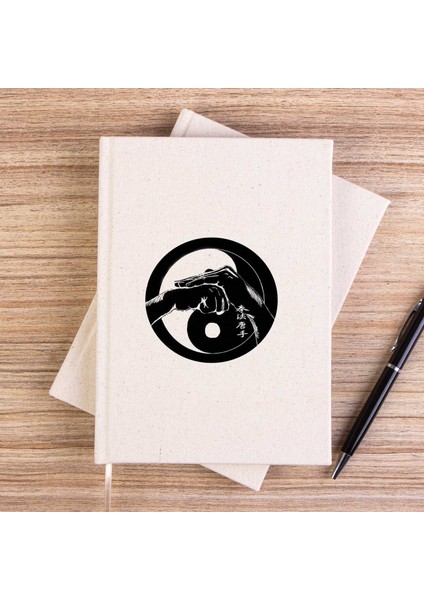 Shorin Ryu Karete Art Çizgisiz Kanvas Defter Çizgisiz