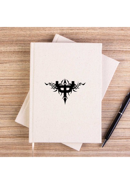 Judas Priest Figure Çizgisiz Kanvas Defter Çizgisiz