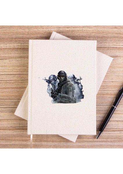 Call Of Three Warriors Çizgisiz Kanvas Defter Çizgisiz