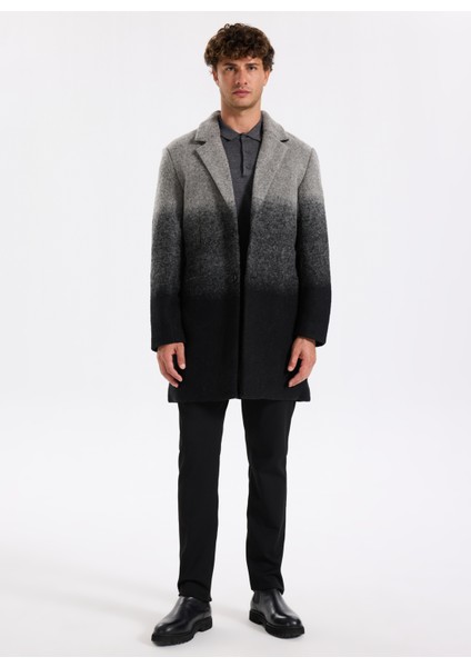 Gri - Siyah Erkek Palto F5WM-PLT 2207 fiyatları