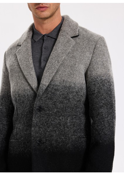 Gri - Siyah Erkek Palto F5WM-PLT 2207 fırsatları
