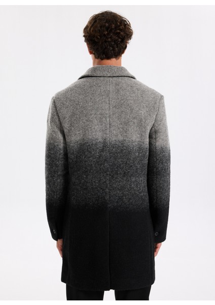 Gri - Siyah Erkek Palto F5WM-PLT 2207 indirimleri