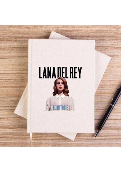 Lana Del Rey Born To Die Çizgisiz Kanvas Defter Çizgisiz