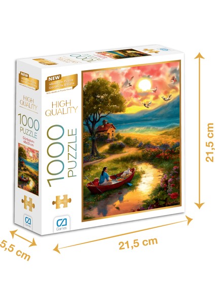 Günbatımı - 1000 Parçalı Puzzle - 48 x 68 cm