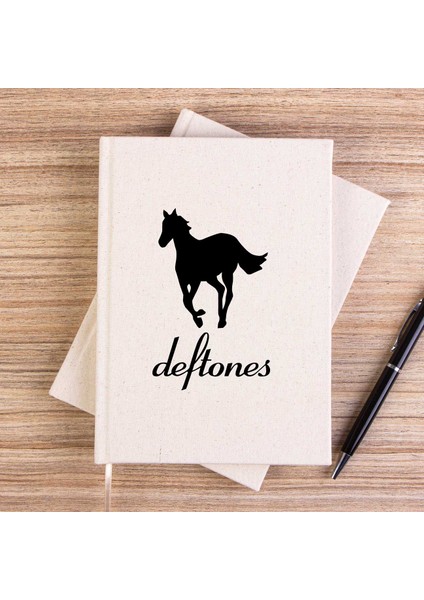 Deftones Pony Çizgisiz Kanvas Defter Çizgisiz