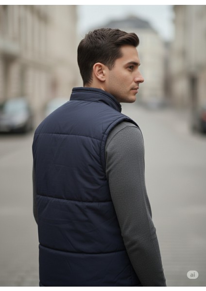 Erkek Içi Polarlı Lacivert Yelek ,su Geçirmez 4 Cepli Yelek fiyatları