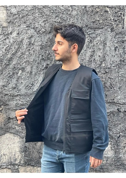 Erkek Yazlık Keten Kumaş Avcı Yelek Çok Cepli 7 Cep Beden Tablosuna Göre Sipariş Veriniz. fırsatları