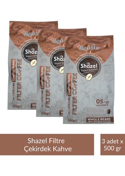 Çekirdek Filtre Kahve 500 gr x 3 Adet
