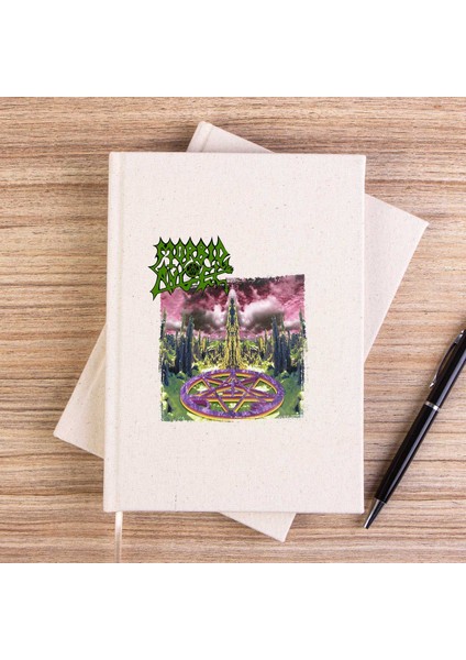 Morbid Angel Domination Çizgisiz Kanvas Defter Çizgisiz
