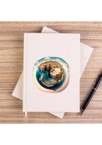 Planet Çizgisiz Kanvas Defter Çizgisiz