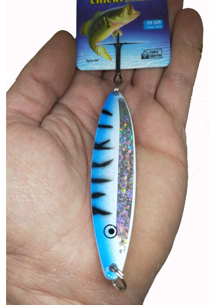 Striker x Lüfer Palamut Turna Çinekop 28GR. 9cm. MOD.239 Metal Kaşık Sahte Yem