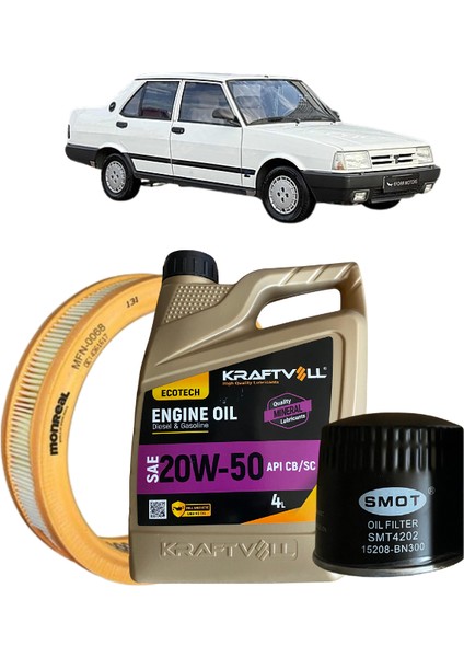 Tofaş Şahin 1.6 Düz Motor Periyodik Yağ Bakım Seti