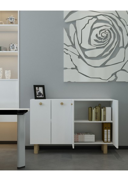 Ilaydd (KM120) Bohem Konsol,tv Ünitesi Beyaz-Safiemeşe modelleri