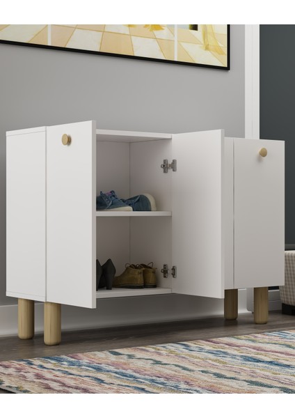 Ilaydd (KM120) Bohem Konsol,tv Ünitesi Beyaz-Safiemeşe indirimleri