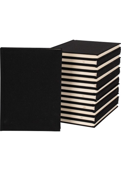 Dragon Karate Siyah Kanvas Defter Çizgisiz indirimleri