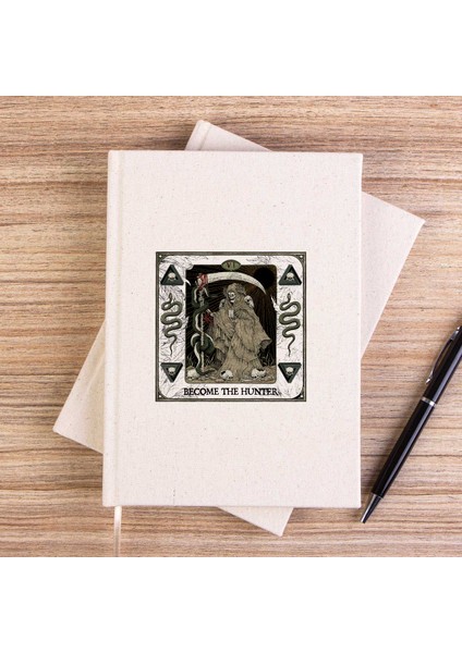 Suicide Silence Become The Hunter Artwork Çizgisiz Kanvas Defter Çizgisiz