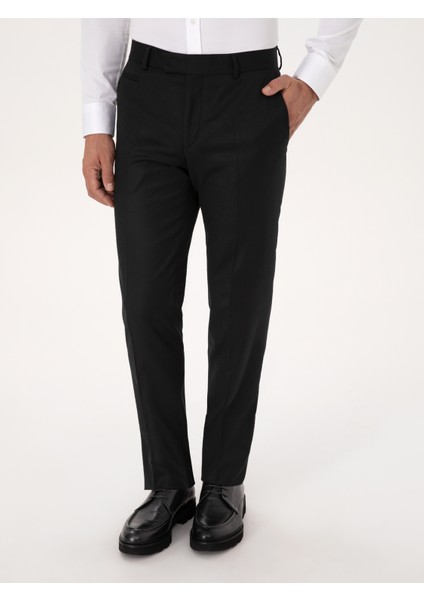 Erkek Siyah Slim Fit Kumaş Pantolon 50310020-VR046 fiyatları