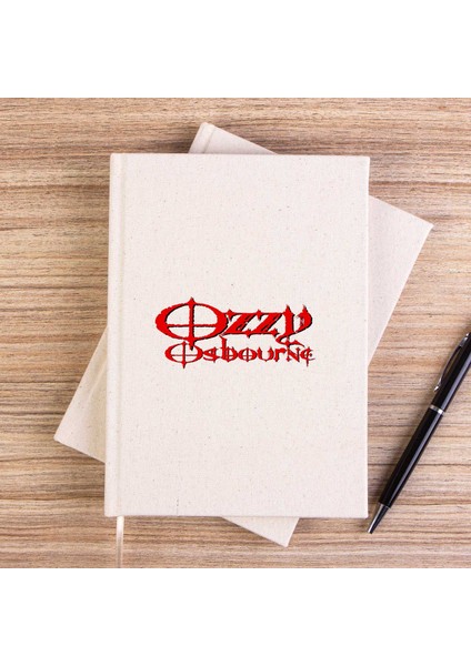 Ozzy Osbounre Blood Çizgisiz Kanvas Defter Çizgisiz