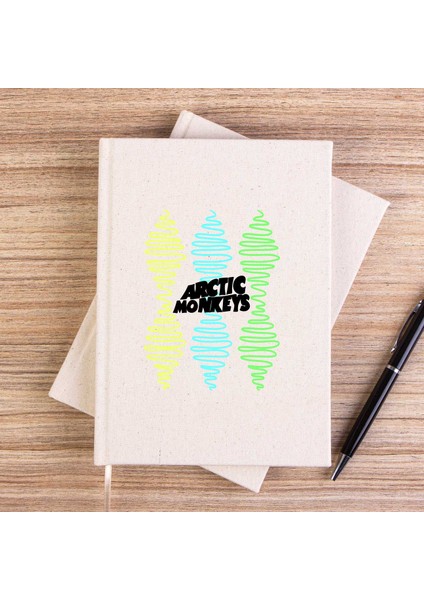 Arctic Monkeys Steep Wave Çizgisiz Kanvas Defter Çizgisiz