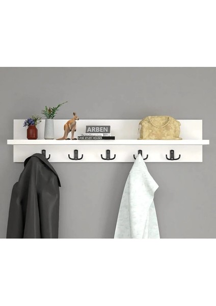Asel Kapı Arkası Hol Koridor Mutfak Banyo, Havlu, Elbise Askılığı Beyaz modelleri