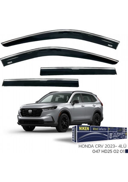 Honda Cr-V 2023+ Kromlu Cam Rüzgarlığı 4 Lü fırsatları