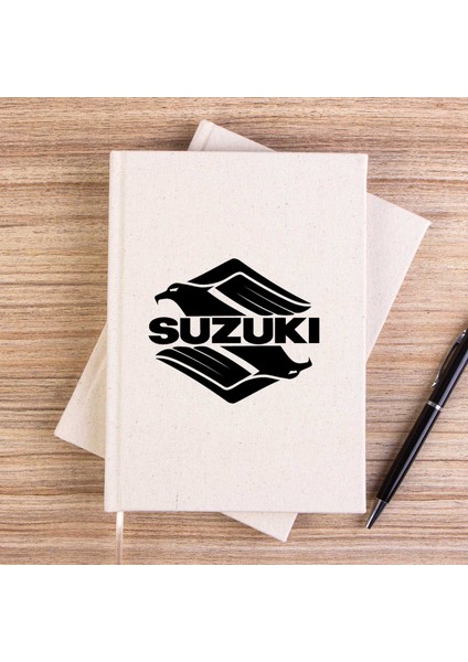 Suzuki Intruder Çizgisiz Kanvas Defter Çizgisiz