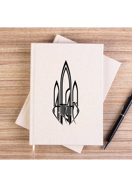 At The Gates Classic Çizgisiz Kanvas Defter Çizgisiz