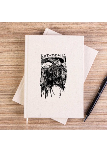 Katatonia Dead Eagle Çizgisiz Kanvas Defter Çizgisiz