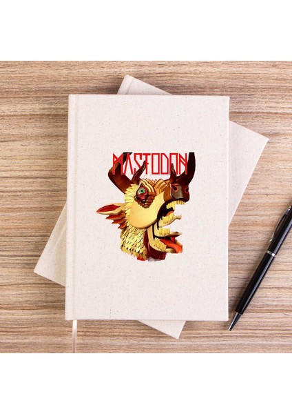 Mastodon The Hunter Çizgisiz Kanvas Defter Çizgisiz