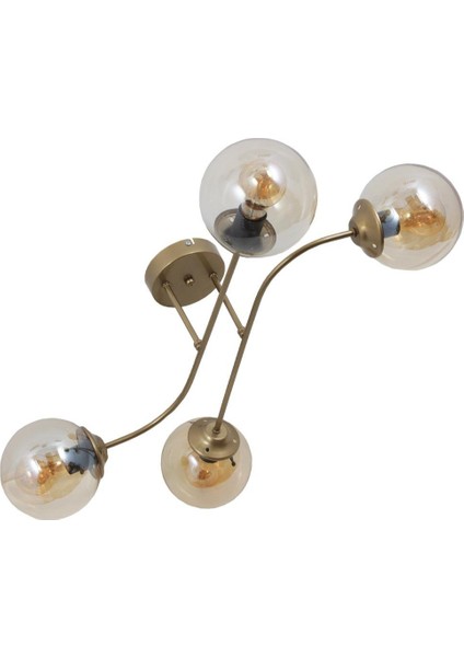 Capri 4 Lü Eskitme Avize Bal Camlı Dekoratif Tasarım Yatak Odası Mutfak Salon Avize fiyatları