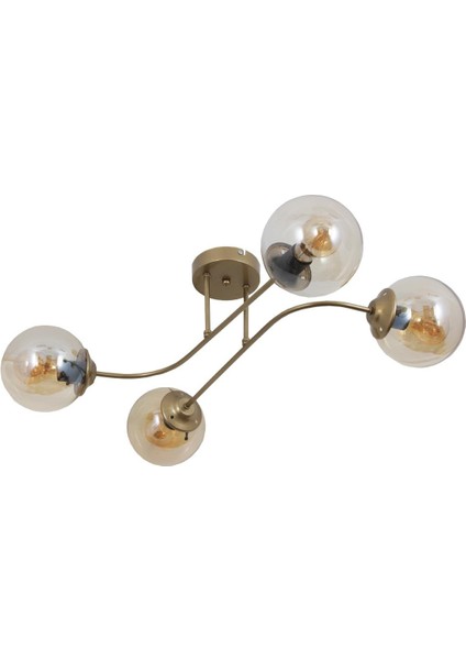 Capri 4 Lü Eskitme Avize Bal Camlı Dekoratif Tasarım Yatak Odası Mutfak Salon Avize fırsatları