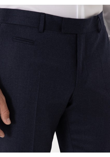Erkek Lacivert Slim Fit Kumaş Pantolon 50310020-VR033 indirimleri